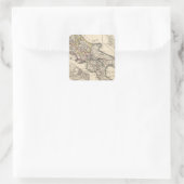 Italië III, Sicilia Vierkante Sticker (Tas)