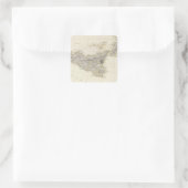 Italië III Vierkante Sticker (Tas)