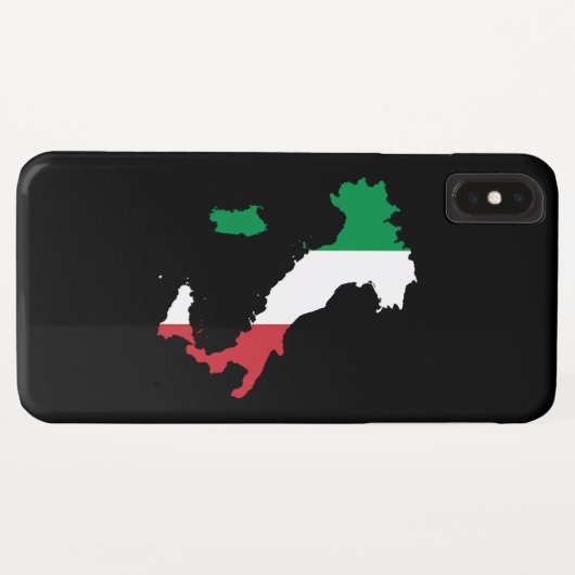 Italië in vlaggekleuren Case-Mate iPhone case (Achterkant (horizontaal))