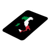 Italië in vlaggekleuren magneet (Linkerzijde)