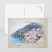 Italië in waterverf Briefkaart (Voorkant / Achterkant)