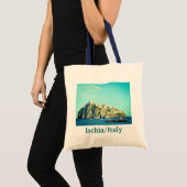 Italië Ischia Kasteel Souvenir Tote Bag (Voorkant (product))