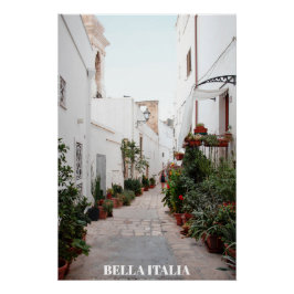 ** Italië Italia AP12 Street Plant Subdued Poster