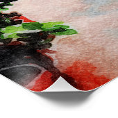 ** Italië Italia AP12 Street Planten Pottery Poste Perfect Poster (Hoek)