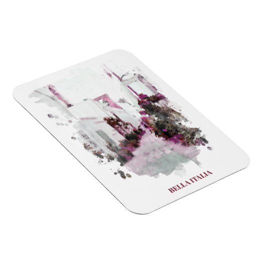 ** Italië Italia Planten Street AP12 Artistieke Fr Magneet (Rechterzijde)