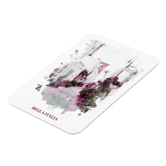 ** Italië Italia Planten Street AP12 Artistieke Fr Magneet (Linkerzijde)