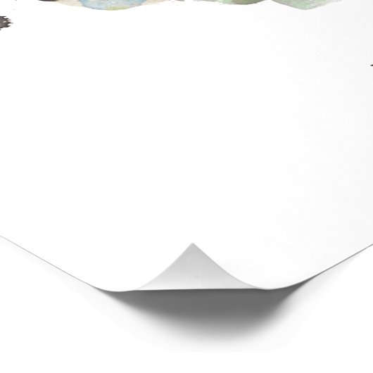 ** Italië Italia Street AP12 Planten Ondergedreven Perfect Poster (Hoek)