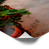 ** Italië Italia Street Planten Pottery AP12 Poste Perfect Poster (Hoek)