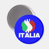 Italië Italia WC 2010 Voetbalmagneet Magneet (Voorkant / Achterkant)