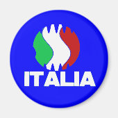 Italië Italia WC 2010 Voetbalmagneet Magneet (Voorkant)