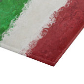 Italië Italiaans bestuur vlag 11 x 8 Snijplank (Hoek)