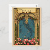  Italië Italiaans Briefkaart voor kaartreizen (Voorkant / Achterkant)