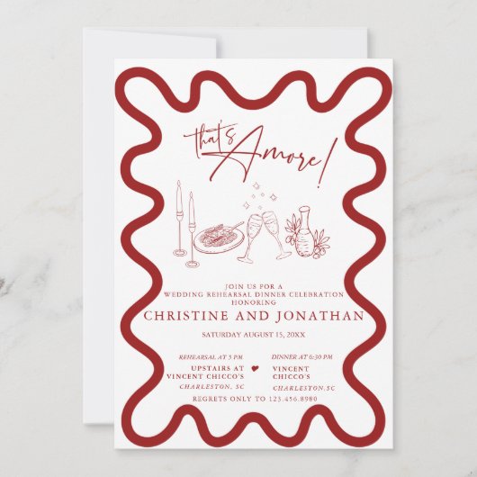 Italië | Italiaans eten | Repetitie diner Kaart (Voorkant)