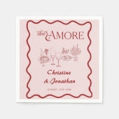 Italië | Italiaans eten | repetitie diner Servet (Voorkant)