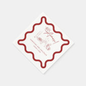 Italië | Italiaans eten | repetitie diner Servet (Hoek)