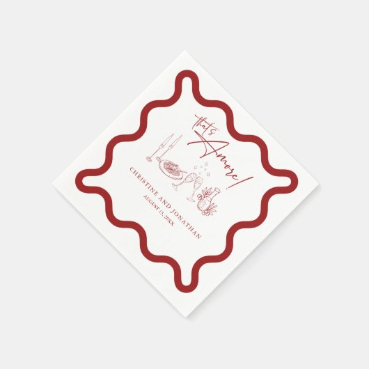 Italië | Italiaans eten | repetitie diner Servet (Hoek)