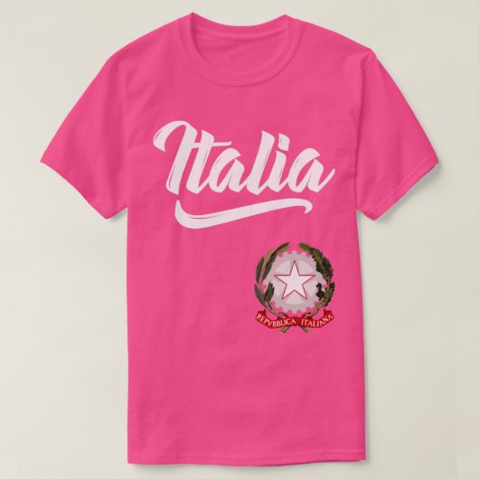 Italië Italiaans familieerfgoed Italiaanse coat T-shirt (Design voorkant)