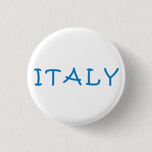 Italië Italiaans, ik hou van Italië Ronde Button 3,2 Cm