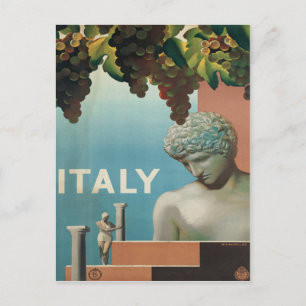 Italië Italiaans Travel Poster Briefkaart
