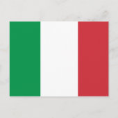 Italië (Italiaans) Vlag Briefkaart (Voorkant)