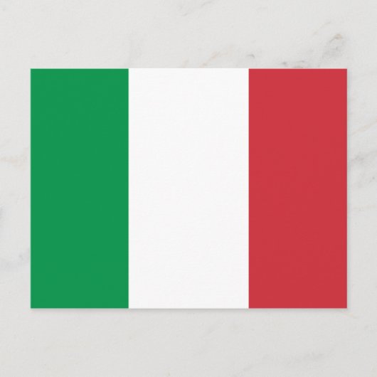 Italië (Italiaans) Vlag Briefkaart (Voorkant)