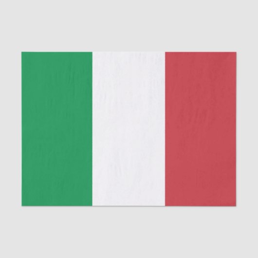 Italië & Italiaans Vlag tissue papier / mode decor (Voorkant)