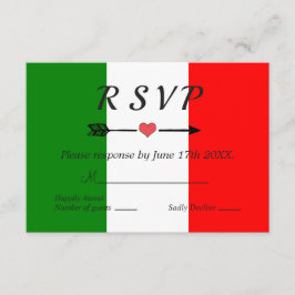 Italië Italiaanse bruiloft RSVP