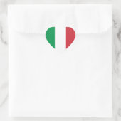 Italië - Italiaanse nationale vlag Hart Sticker (Tas)
