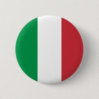 Italië - Italiaanse nationale vlag Ronde Button 5,7 Cm