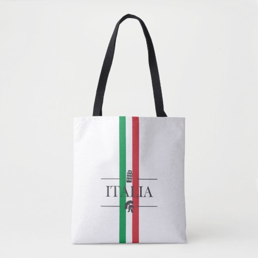 Italië - Italiaanse symbolen Tote Bag (Voorkant)