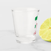 Italië Italiaanse vlag Cin Cin Cheers Shot Glas (Links)