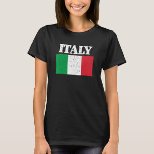 Italië Italiaanse vlag Home Pride Italiano Dist T-shirt
