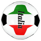 Italië Italiaanse vlag il Tricolore Custom Voetbal (Gedraaid)