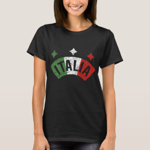 Italië Italiaanse vlag Italiaanse familie heeft la T-shirt