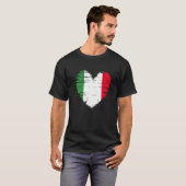 Italië : Italiaanse vlag Italiaanse pride T-shirt (Voorkant volledig)