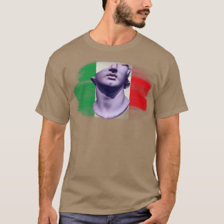 Italië Italiaanse vlag Italië Italiaanse voorrang  T-shirt