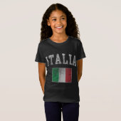  Italië Italiaanse vlag Italië Italiano T-shirt (Voorkant volledig)