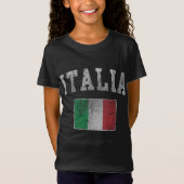  Italië Italiaanse vlag Italië Italiano T-shirt (Voorkant)