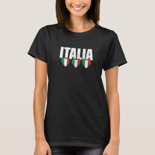 Italië Italiaanse vlag Italië T-shirt
