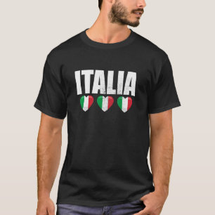 Italië  Italiaanse vlag Italië T-shirt