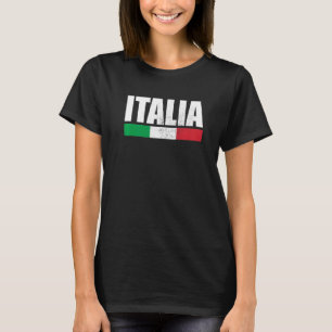 Italië  Italiaanse vlag Italië T-shirt