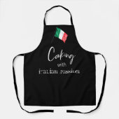*~* Italië Italiaanse vlag Koken Apron Schort (Voorkant)