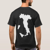 italië italiaanse vlag leuk familie houdt van leve t-shirt (Achterkant)