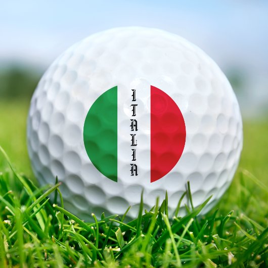 Italië Italiaanse vlag rode witte groene Italië Golfballen