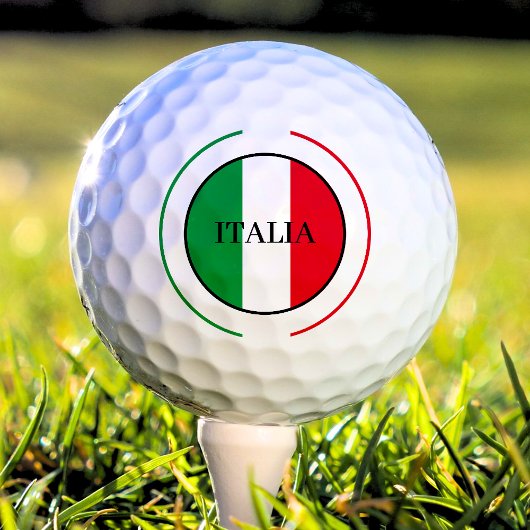 Italië Italiaanse vlag rode witte groene Italië Golfballen