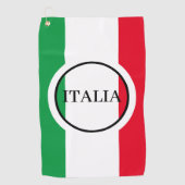 Italië Italiaanse vlag rode witte groene Italië Golfhanddoek (Voorkant)