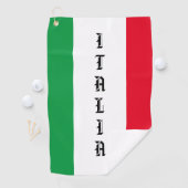 Italië Italiaanse vlag rode witte groene Italië Golfhanddoek (Insitu)