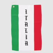 Italië Italiaanse vlag rode witte groene Italië Golfhanddoek (Voorkant)