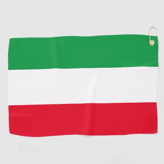 Italië Italiaanse vlag rode witte groene Italië Golfhanddoek (Horizontaal)