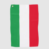 Italië Italiaanse vlag rode witte groene Italië Golfhanddoek (Voorkant)